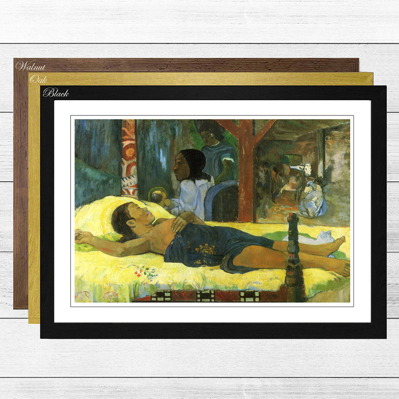 Big Box Art 'Te Tamari No Atua' by Paul Gauguin Framed Painting Print ...